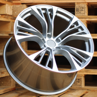 R22x10 5X120 ET 40 74.1 BK851 (HE5180/IN518) Grey Polished (MG) For BMW (K7) (Rear+Front)