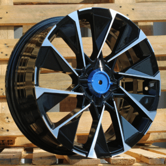 R16x6.5 4X100 ET 37 60.1 I2102 (HF2102) Black Polished (MB) For RENAU (Z5) (HYBRID FORGED)