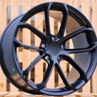 R21x9.5 5X130 ET 46 71.6 H5084 (YF5593) Black Half Matt (BLHM) For PORCH (P1+Z6) (HYBRID FORGED)
