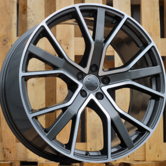 R19x8.5 5X112 ET 27 66.5 B5131 (FBX133) Grey Polished (MG) For AUD (Z5) (HYBRID FORGED)