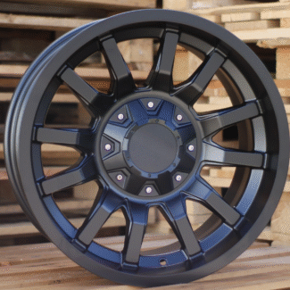 R18x9 6X114.3 ET 0 66.1 B1427 Black Half Matt (BLHM) For 4X4