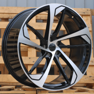 R17x7.5 5X112 ET 36 66.5 XE139 (BK5366) Black Polished (MB) For AUD (P)