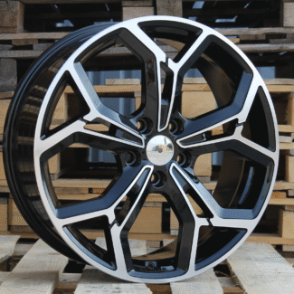 R16x6.5 5X114.3 ET 50 67.1 FE190 (YF5690) Black Polished (MB) For KIA (K7) (HYBRID FORGED)