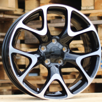 R16x6.5 5X105 ET 39 56.6 E236 (XF076) Black Polished (MB) For OPEL (Z6)