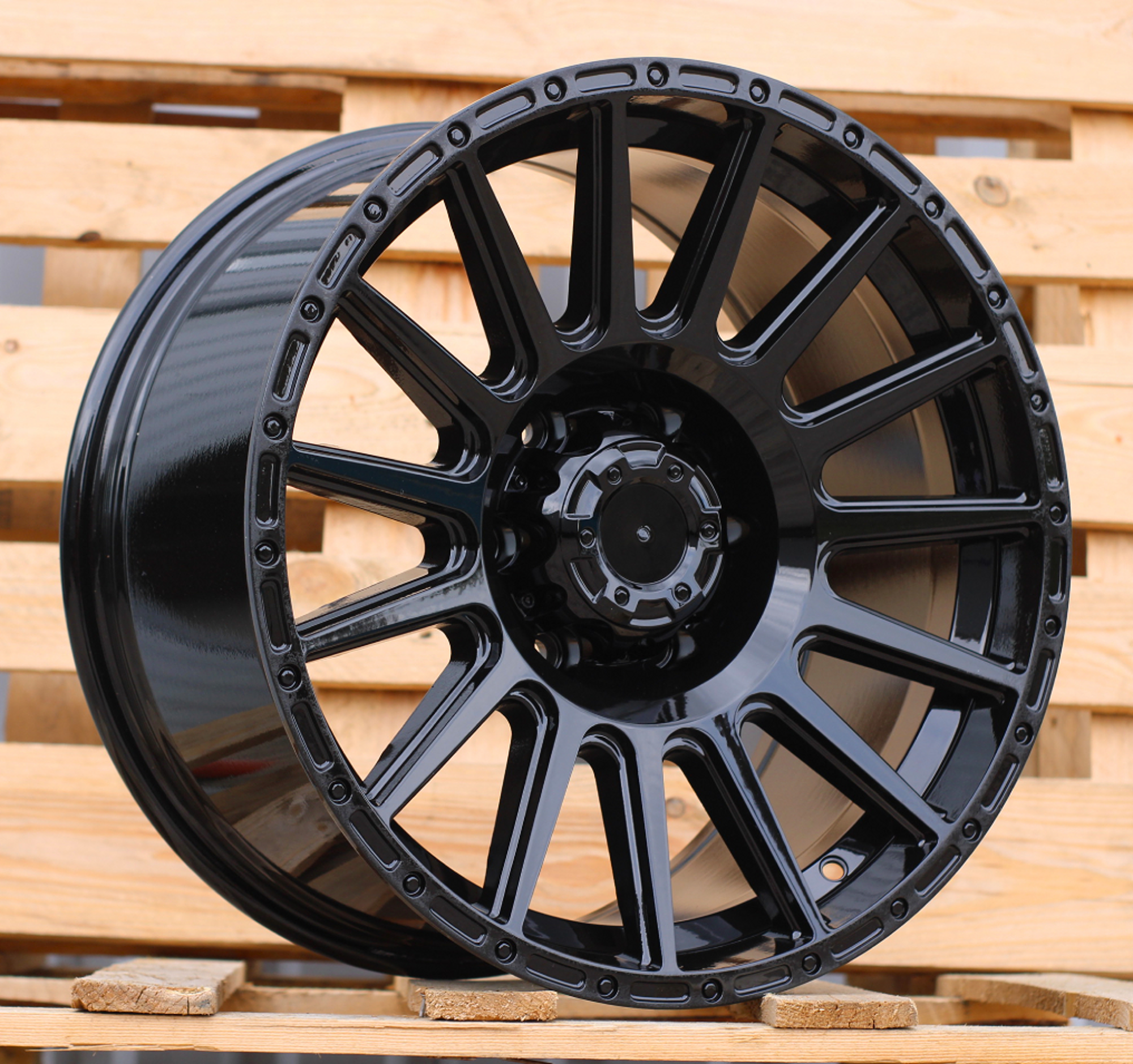 R18x9 6X139.7 ET 12 106.1 FBX026 Black (BL) For 4X4
