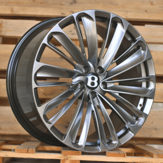 R21x9.5 5X112 ET 41 57.1 FB0543L Hyper Black (HB) For BENTL (K7) (FORGED)