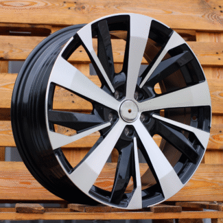 R19x7.5 5X108 ET 42 65.1 YF0449 Black Polished (MB) For PEUG (P1) (HYBRID FORGED)