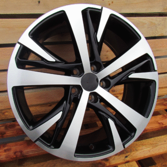 R18x7.5 5X108 ET 42 65.1 XE390 Black Polished (MB) For PEUG (P1)