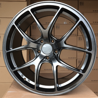 R18x8 5X114.3 ET 33 73.1 B1139 Hyper Black (HB) For RACIN (K7) (Rear+Front)