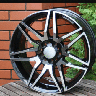 R18x8 5X112 ET 45 66.6 A874 Black Polished+Powder Coating (MBPC) For MER (V)
