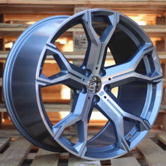 R20x10.5 5X112 ET 40 66.6 B5498 Grey Polished+Powder Coating (MGPC) For BMW