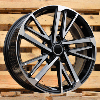 R17x7 5X114.3 ET 40 60.1 FBX255 Black Polished (MB) For TOYOT (Z6) (HYBRID FORGED)
