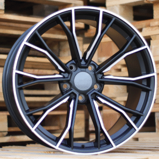 R19x8.5 5X120 ET 33 72.6 A5385 (XFE290) Black Half Matt (BLHM) For BMW (P1) (REAR+FRONT)