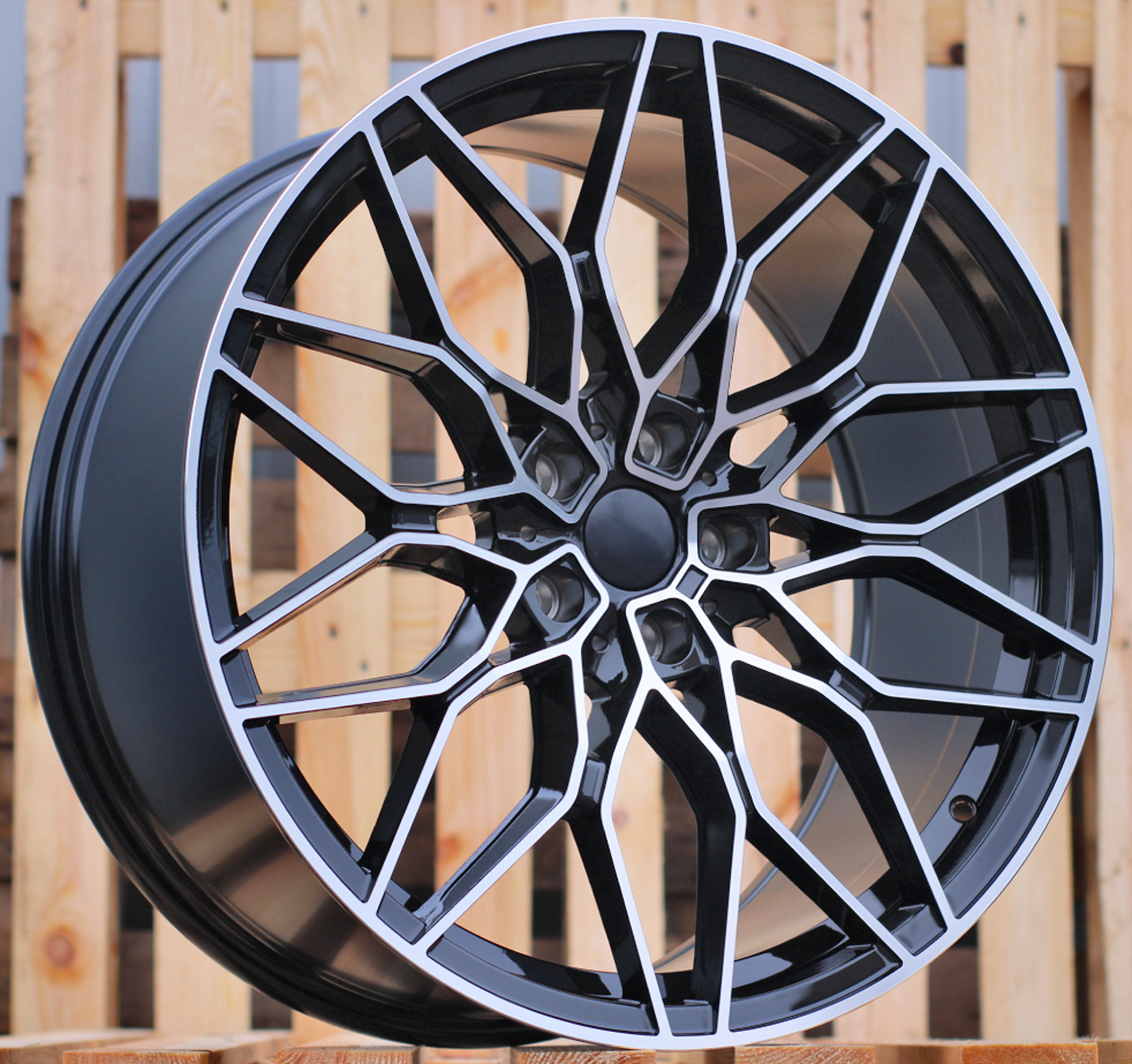 R18x8 5X120 ET 34 72.6 IN292 (BY1845) Black Polished (MB) For BMW (Z3)