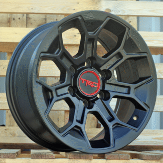 R17x8 6X139.7 ET 5 106.1 Y1203 Black Half Matt (BLHM) For TOYOT (P2)