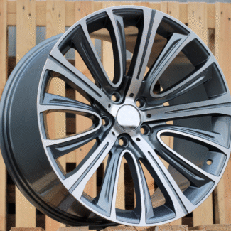 R20x8.5 5X120 ET 25 72.6 DW524 (FE150/A5241) Grey Polished+Powder Coating (MGPC) For BMW