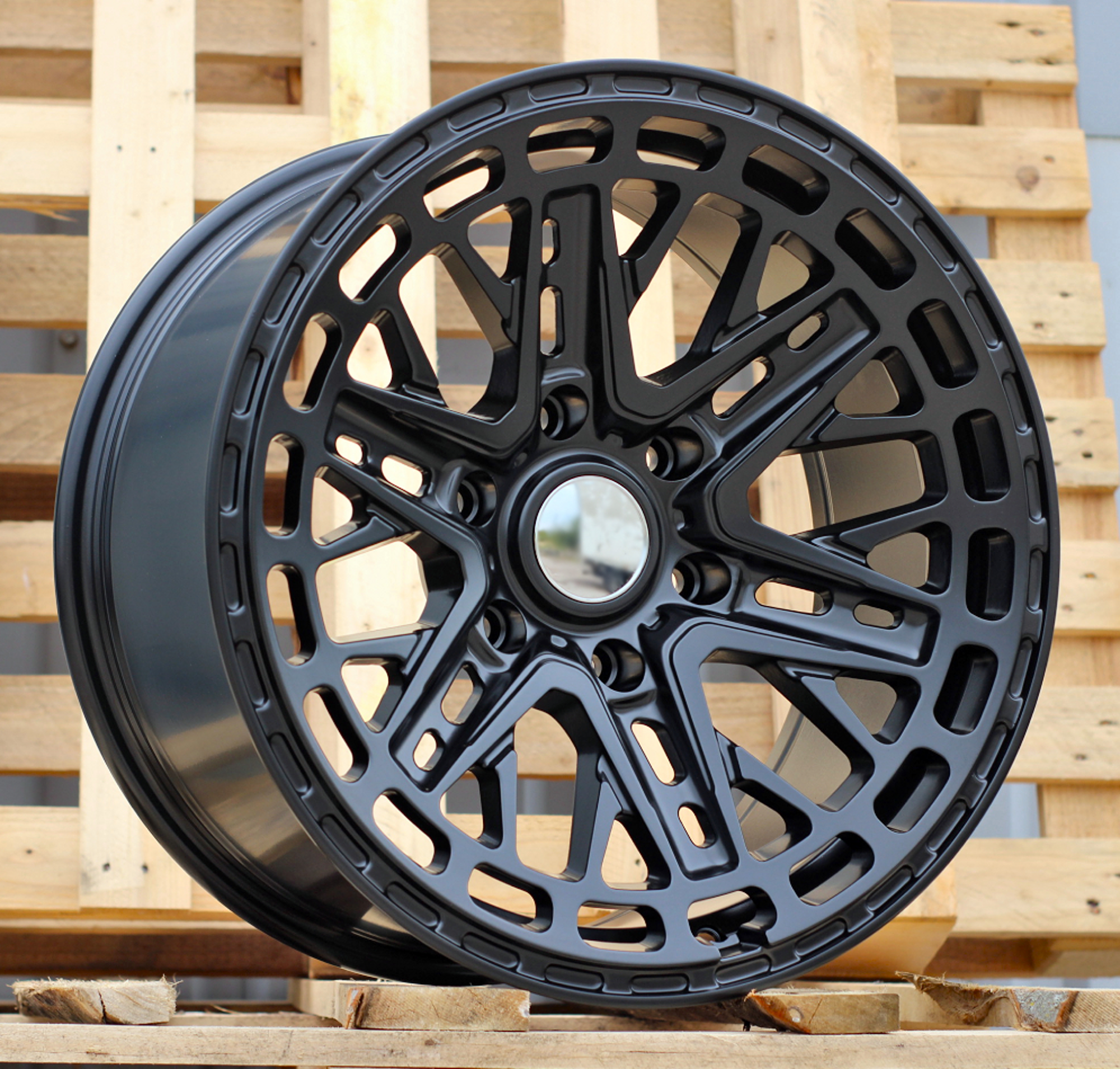 R18x9 6X139.7 ET 0 110.1 JT206 Black Matt (BM) For 4X4 (K3)