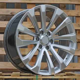 R22x9 6X139.7 ET 25 106.1 B1223 Hyper Silver (HS) For TOYOT (K3) (Polished Face)
