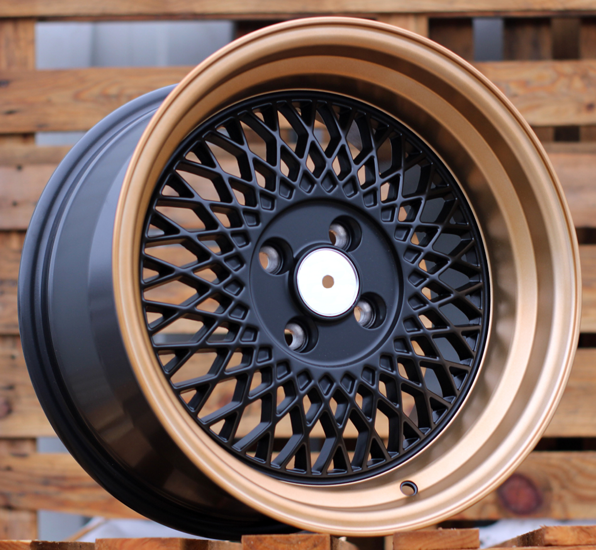 R16x9 4X100 ET 20 73.1 XF098 Black Matt (BM) For RACIN (R) (REAR+FRONT STYLE BBS)