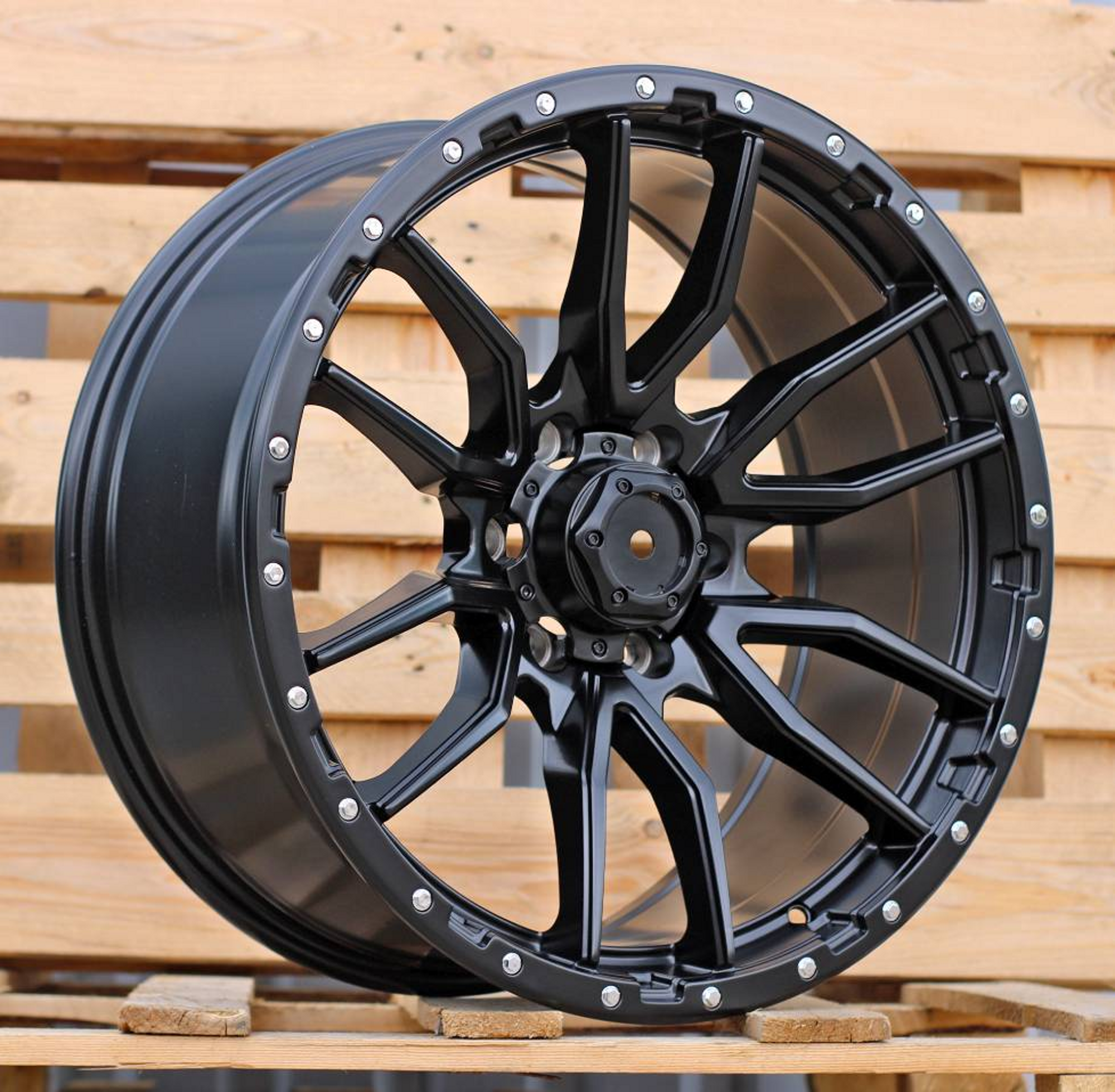 R17x9 6X139.7 ET 10 110.1 I6098 Black Half Matt (BLHM) For 4X4 (Z6)