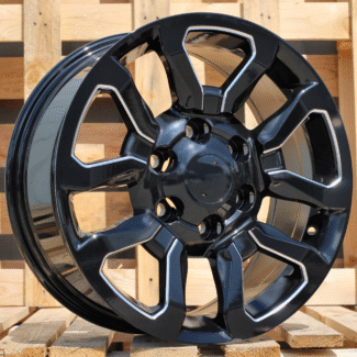 R17x7.5 6X139.7 ET 30 106.1 B1623 (IN1103) Black (BL) For TOYOT (P2)