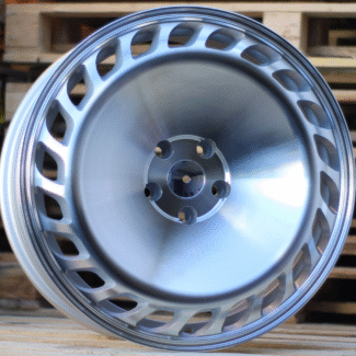 R19x8.5 5X112 ET 35 66.5 B1329 Polished Silver (MS) For RACIN (A) (STYLE RONAL)