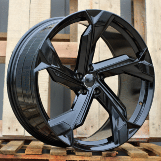 R22x9.5 5X112 ET 26 66.5 Y1201 (FBX150) Black (BL) For AUD (Z6) (HYBRID FORGED)