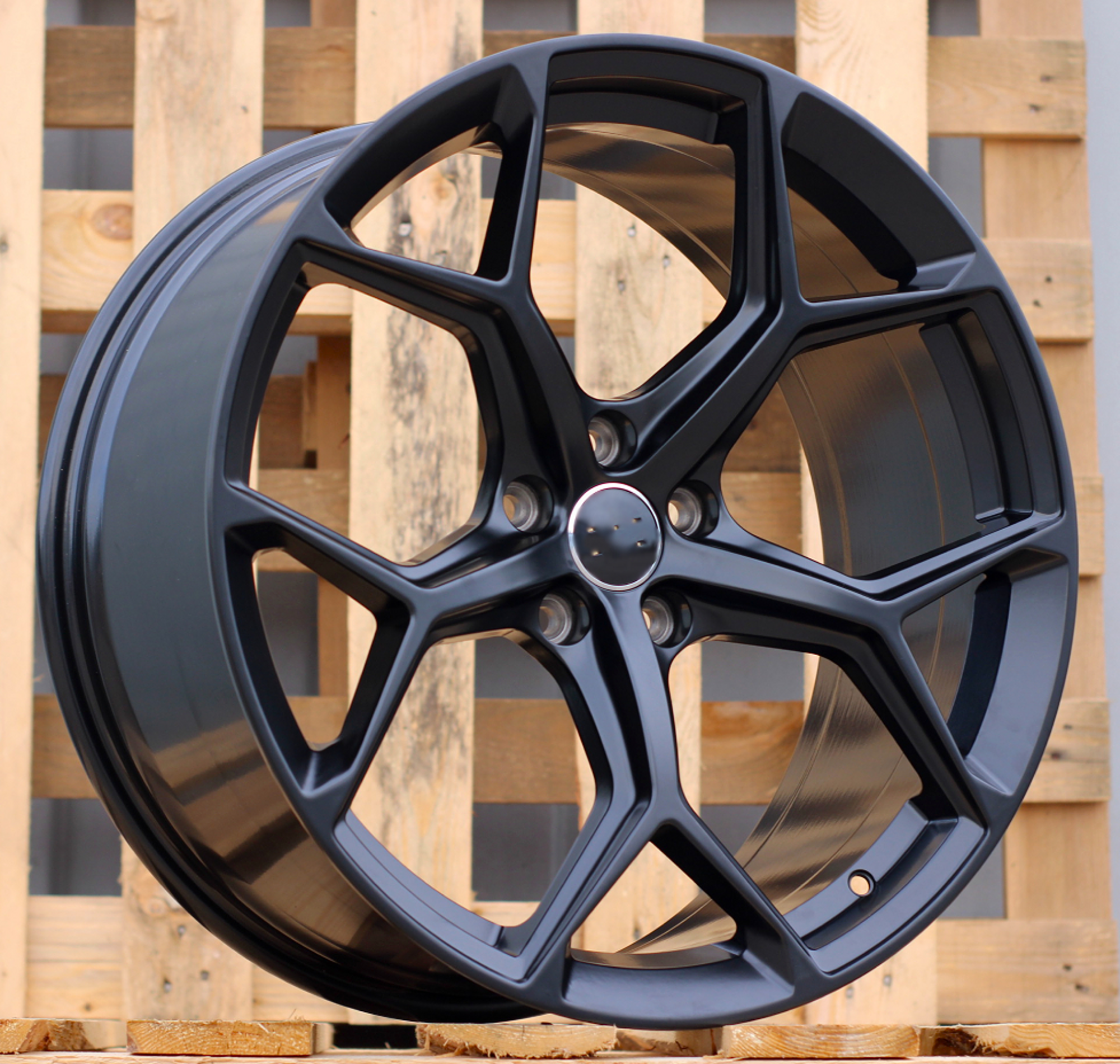 R22x10 5X112 ET 26 66.5 I5598 Black Half Matt (BLHM) For AUD (P1)