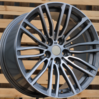 R19x8.5 5X120 ET 33 72.6 B1318 Grey Polished (MG) For BMW (Z3) (Front+Rear)