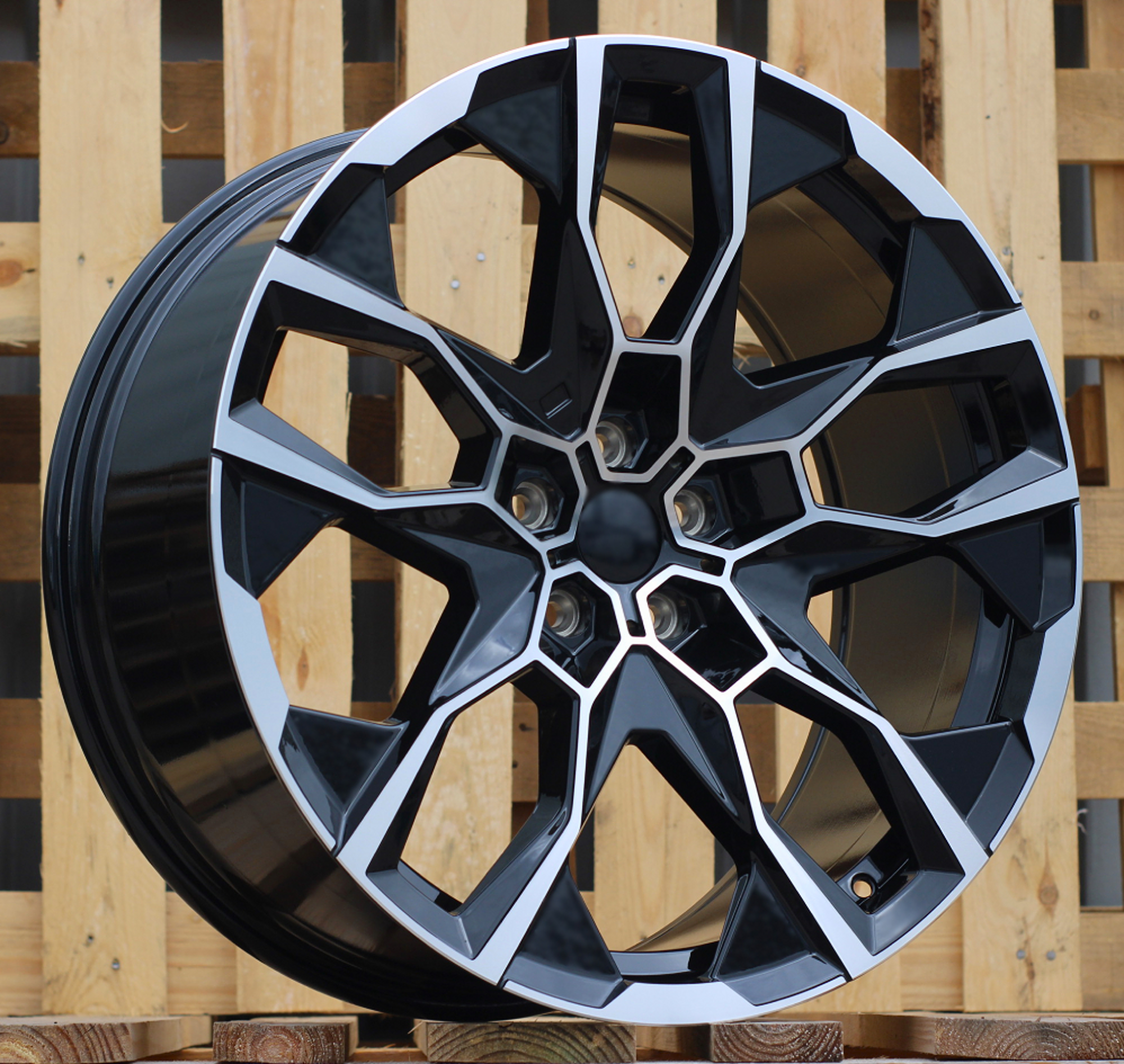 R21x9.5 5X120 ET 26 66.5 I5592 Black Polished (MB) For BMW (P1) (XM G09)