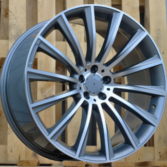 R17x8 5X112 ET 35 66.6 B1048 Grey Polished+Powder Coating (MGPC) For MER (P+P2)