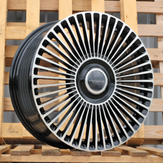 R20x8.5 5X150 ET 50 110.5 F3039 Black Polished (MB) For 4X4 (K3) (HYBRID FORGED)