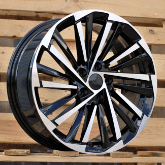R17x7 5X112 ET 40 57.1 FBX261 Black Polished (MB) For SKODA (K8) (HYBRID FORGED)