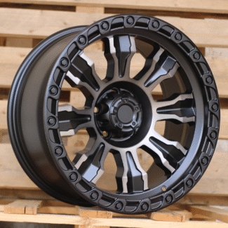R17x9 6X114.3 ET 0 66.1 FBX087 Black Polished Matt (MBM) For 4X4 (K4) (HYBRID FORGED Bronze)