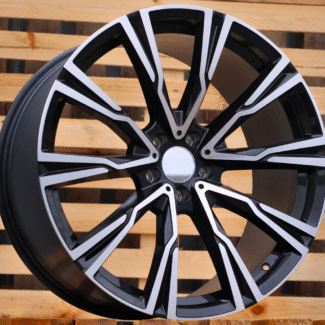 R21x10.5 5X112 ET 43 66.6 FE241 Black Polished (MB) For BMW