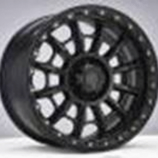 R20x9 6X139.7 ET 0 110.1 JT200 Black Matt (BM) For 4X4 (K3) (MB+Silver Rivets)