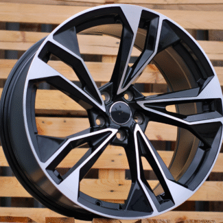 R17x7.5 5X112 ET 35 66.5 I5493 (YF5493) Black Polished (MB) For AUD (Z5) (HYBRID FORGED)
