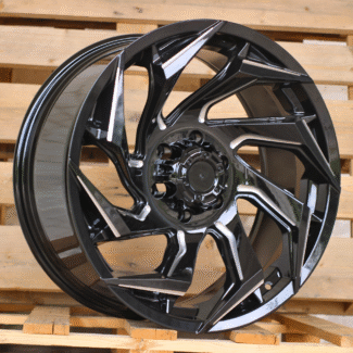 R18x9 6X139.7 ET 0 110.1 JT187 Gloss Black (GB) For 4X4 (K3) (Milling)