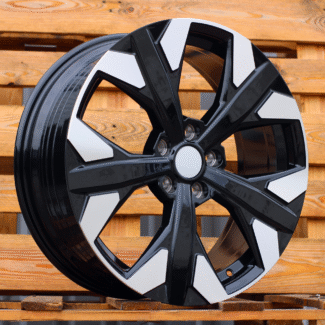 R18x7.5 5X114.3 ET 51 67.1 YF5699 Black Polished (MB) For KIA (K7) (HYBRID FORGED)