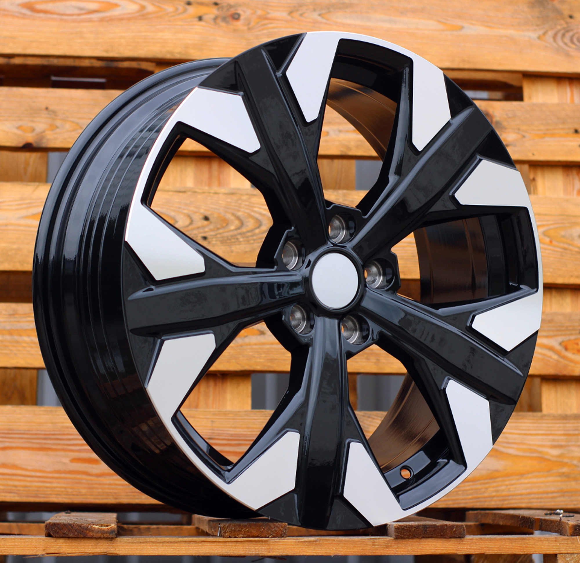 R19x7.5 5X114.3 ET 51 67.1 YF5699 Black Polished (MB) For KIA (P1) (HYBRID FORGED)