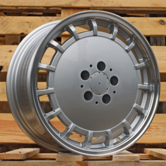 R17x9 5X112 ET 30 66.6 F3029 Silver+Polished Lip (SP) For MER (Z6) (HYBRID FORGED (Front+Rear)