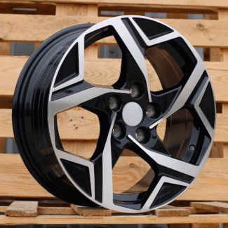 R17x7 5X114.3 ET 48.5 67.1 YF5700 Black Polished (MB) For KIA (P1) (HYBRID FORGED New Model)