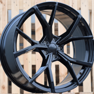R17x7 5X112 ET 45 57.1 B5801 (FBX256) Black (BL) For VW (K8+Z6) (HYBRID FORGED)