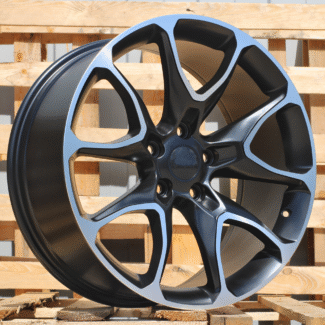 R20x9 5X127 ET 40 71.5 B1790 Black Polished Half Matt (MBHM) For JEEP (Z6)