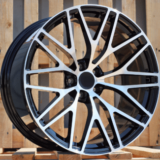 R20x10 5X112 ET 19 66.5 XFRGW5697 Black Polished (MB) For PORCH (K3) (FORGED (Rear+Front)