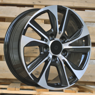 R18x8 5X150 ET 45 110.1 B1611 (FBX078) Black Polished (MB) For TOYOT (K7) (HYBRID FORGED)