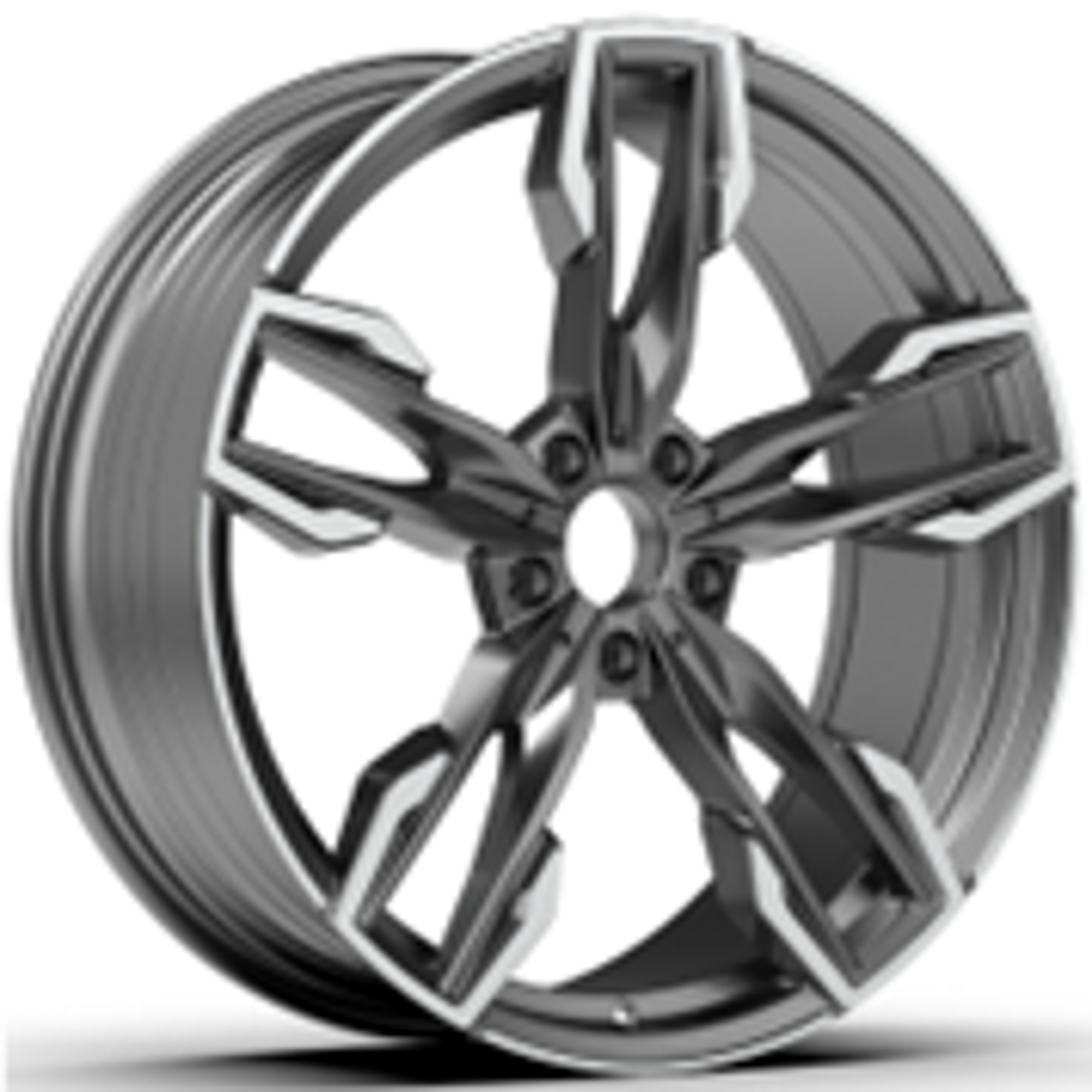 R19x7.5 5X112 ET 32 66.6 YF5718 Black (BL) For BMW (P1) (X3) HYBRID FORGED)