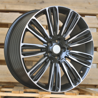 R22x9.5 5X120 ET 45 72.56 XE136 (FBX207) Black Polished Matt (MBM) For LAND (K7) (HYBRID FORGED)