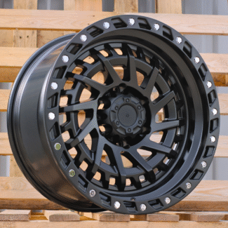 R17x9 6X139.7 ET 0 110.1 JT195 Black Polished (MB) For 4X4 (K3)