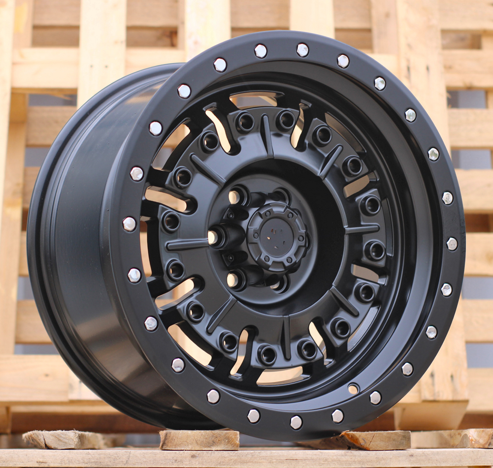 R17x9 6X114.3 ET 10 66.1 JT250 Black Polished (MB) For 4X4 (K4)